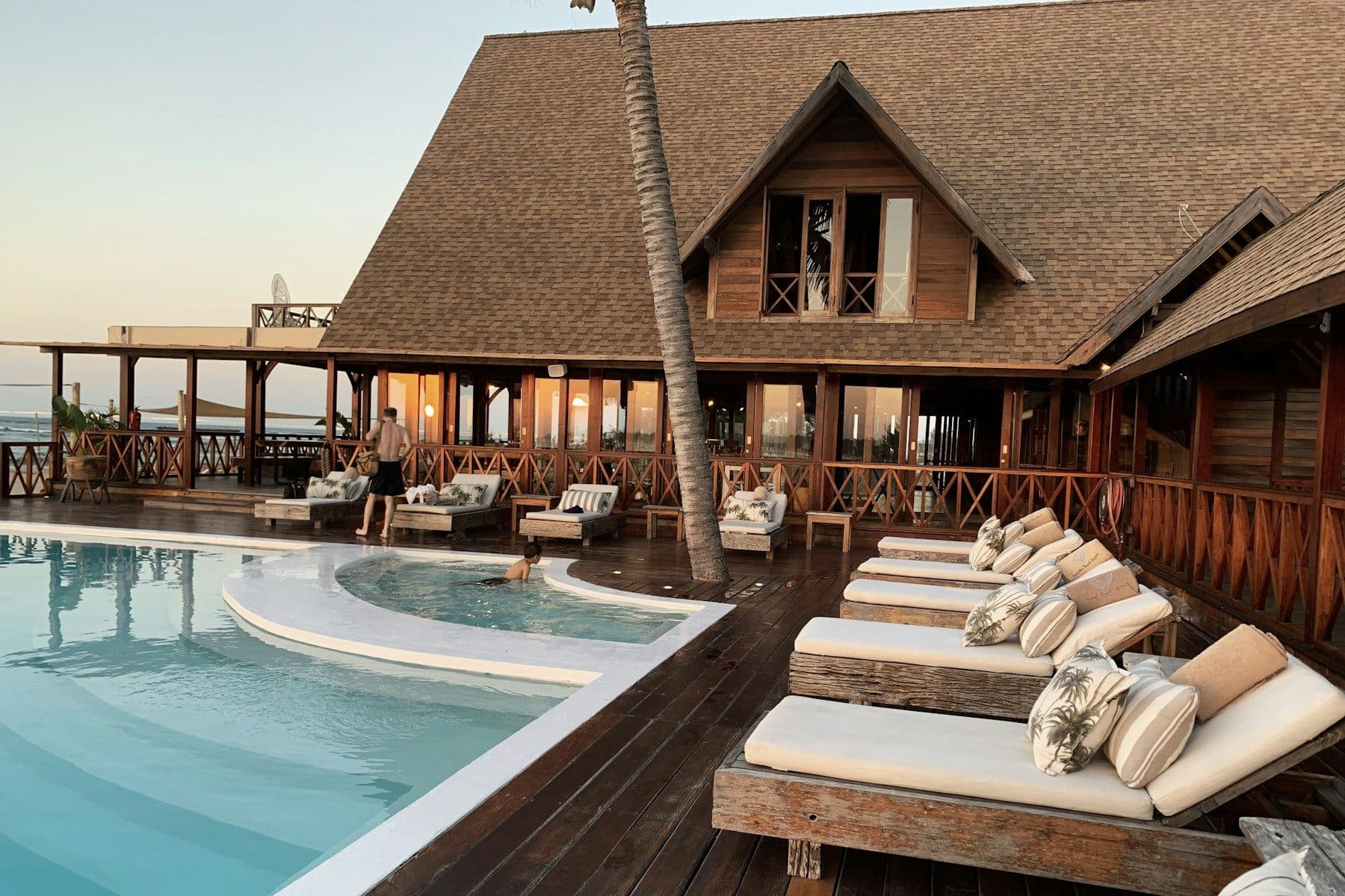 Sea-view hotel suite